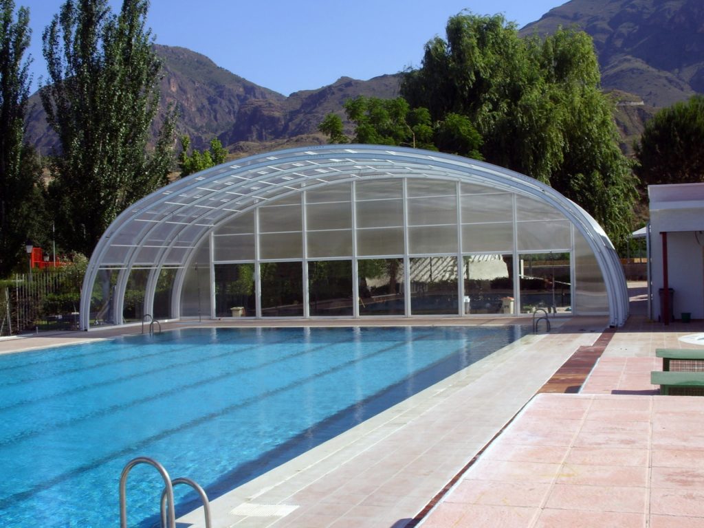 piscina con cubierta en almeria distecalum
